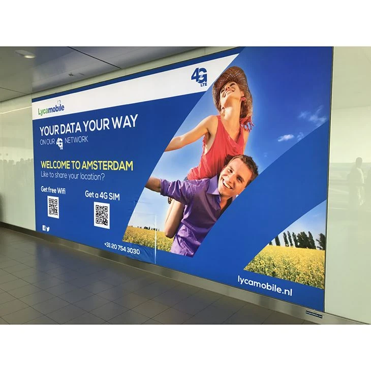 Podświetlana tkanina do drukowania ekosolwentowego