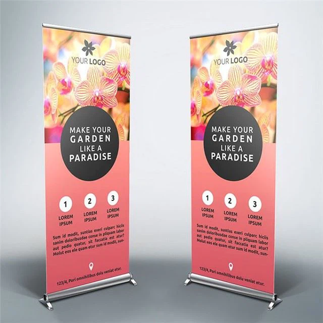 Lateks druk Roll Up PET Banner